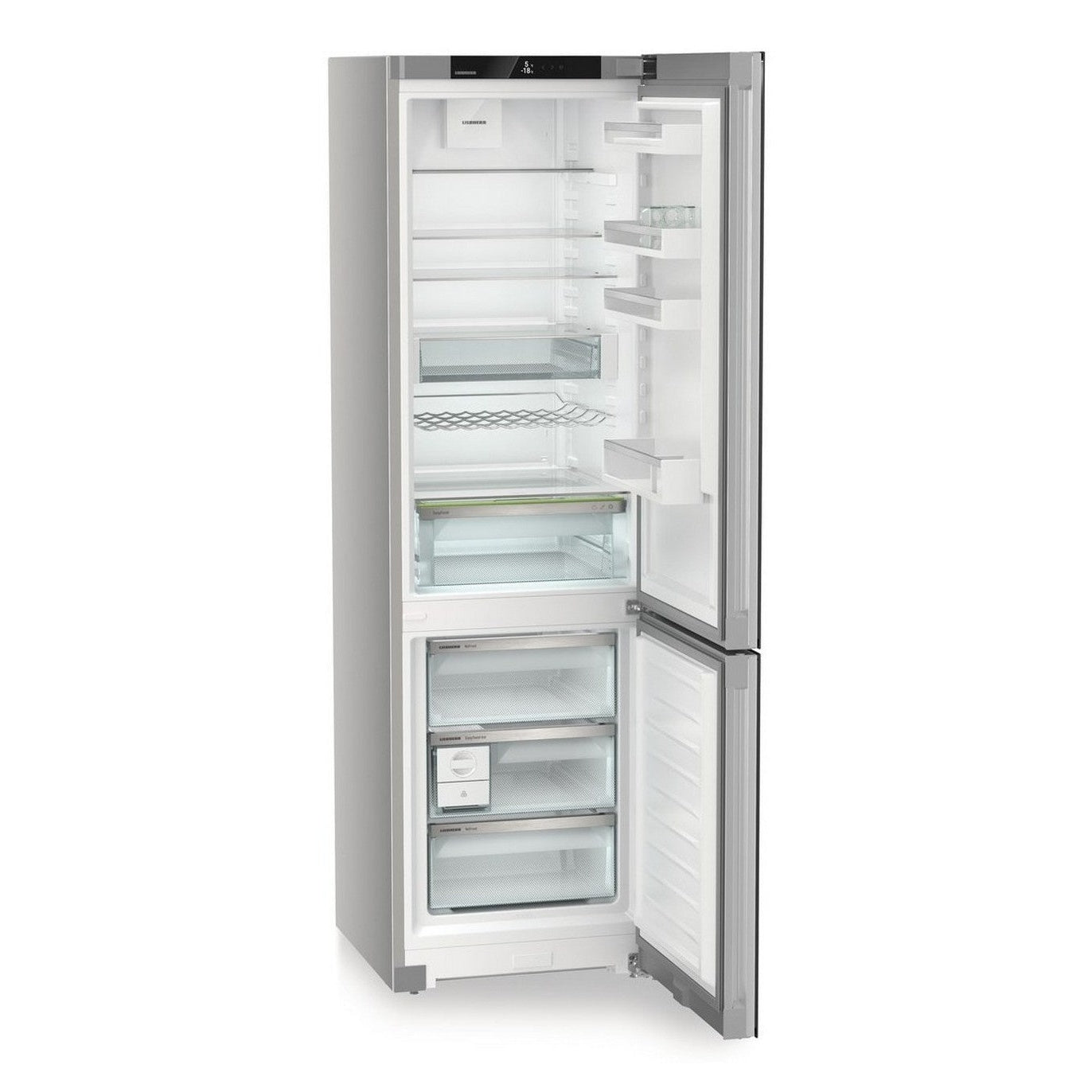 Frigorífico Combinado Liebherr CNgbc 5723 | 371L, NoFrost, Prateado