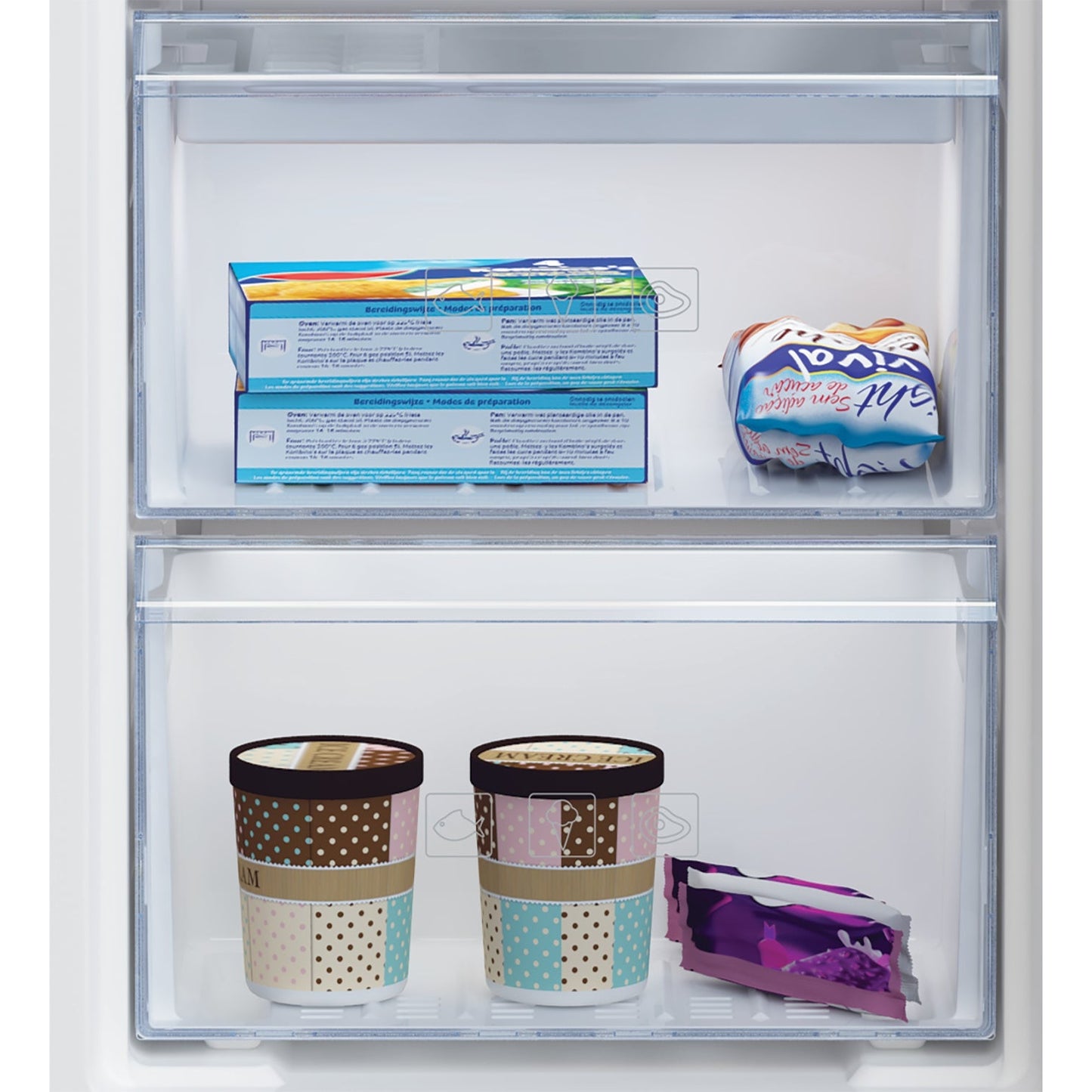 Arca Vertical Beko RFNM200T40WN | 177L, No-frost, Classe E