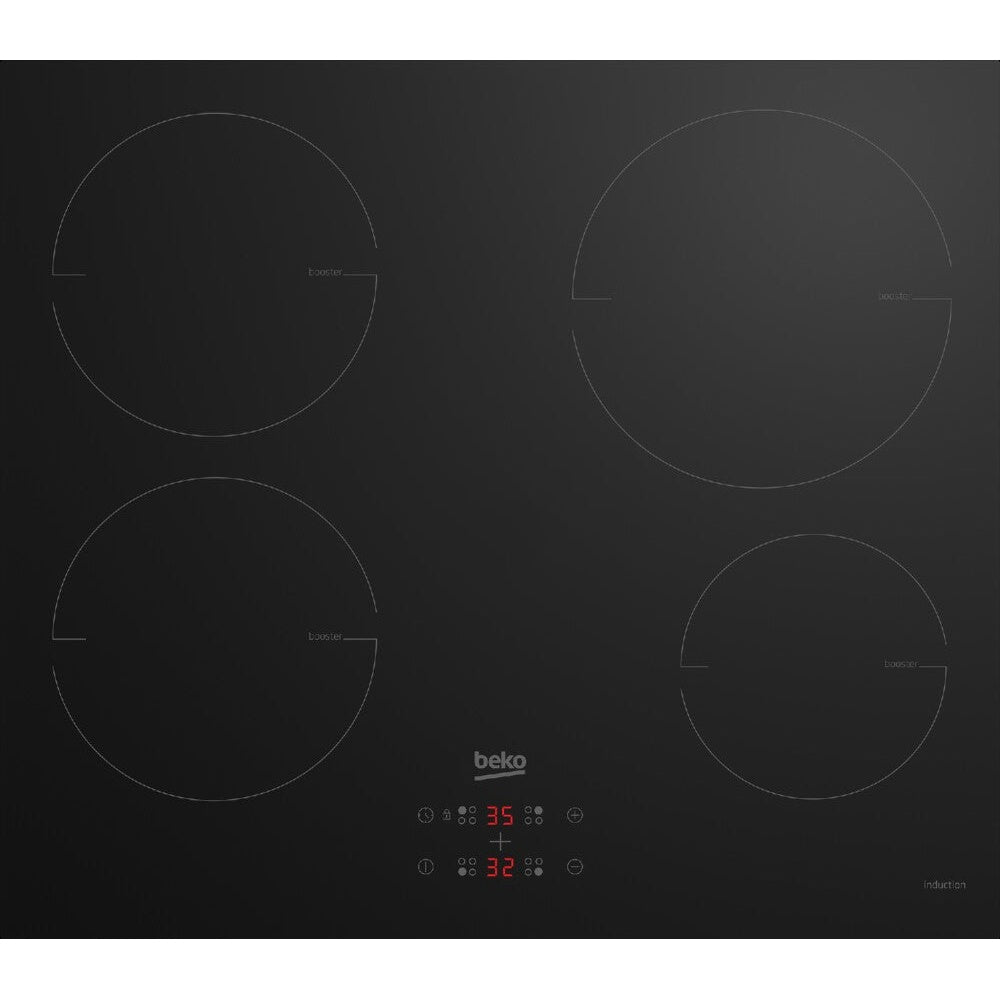 Pack Forno + Placa Beko BBSE17300B | Indução, Forno 72L