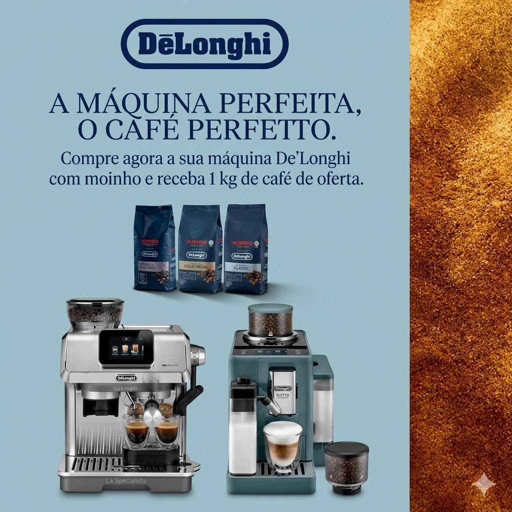 DE´LONGHI - CAMPANHA MÊS DO CAFÉ (14/04/2026 - 30/04/2026)