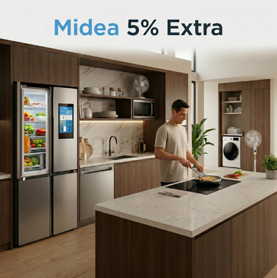 Campanha Midea 5% Extra (15/06/2026)