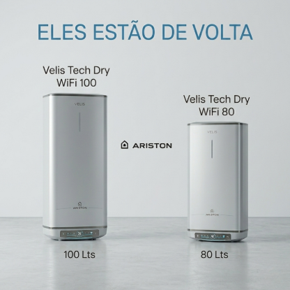 ARISTON - VELIS TECH DRY WIFI 100 E 80 (06/05/2026 - 17/05/2026)