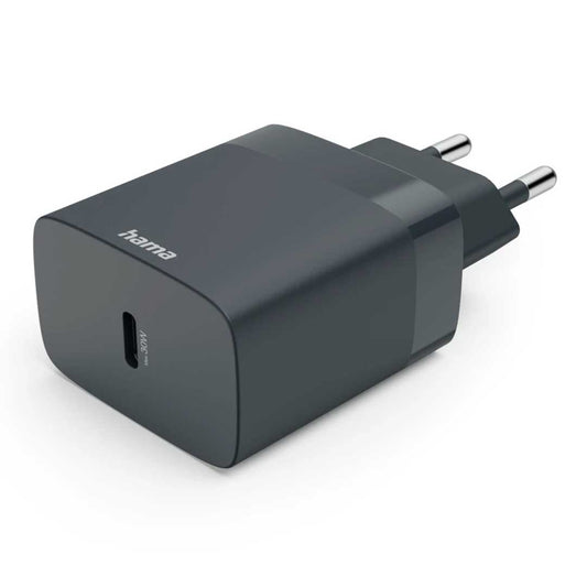 Carregador Hama USB-C PD 30W | Antracite Rápido