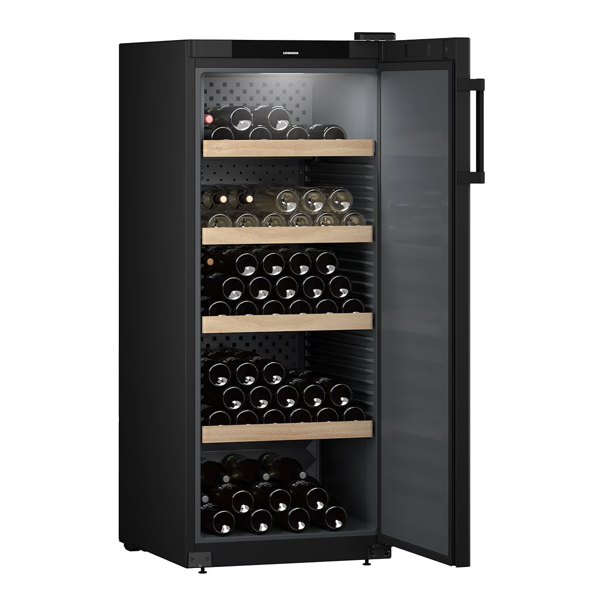 Garrafeira Liebherr WSbl 4601 | 166 Garrafas, Zona Única, Porta Vidro