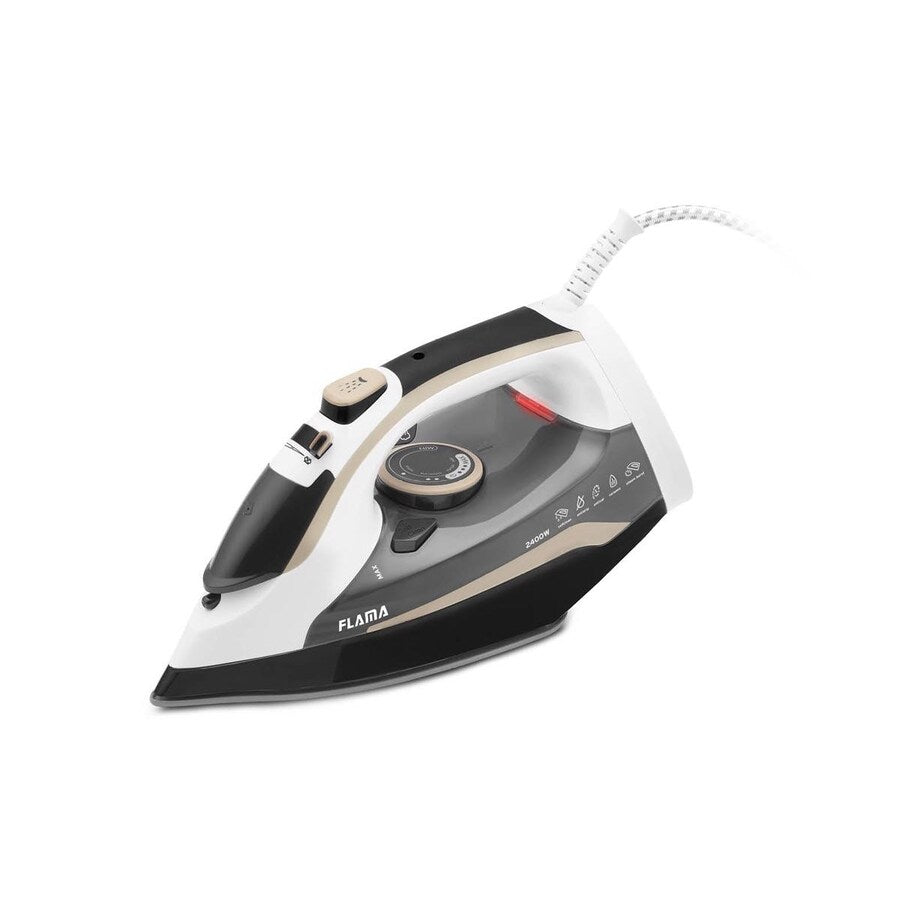 Ferro a Vapor FLAMA ULTRA GLIDE 2400W | 2400W, Vapor vertical, Base cerâmica