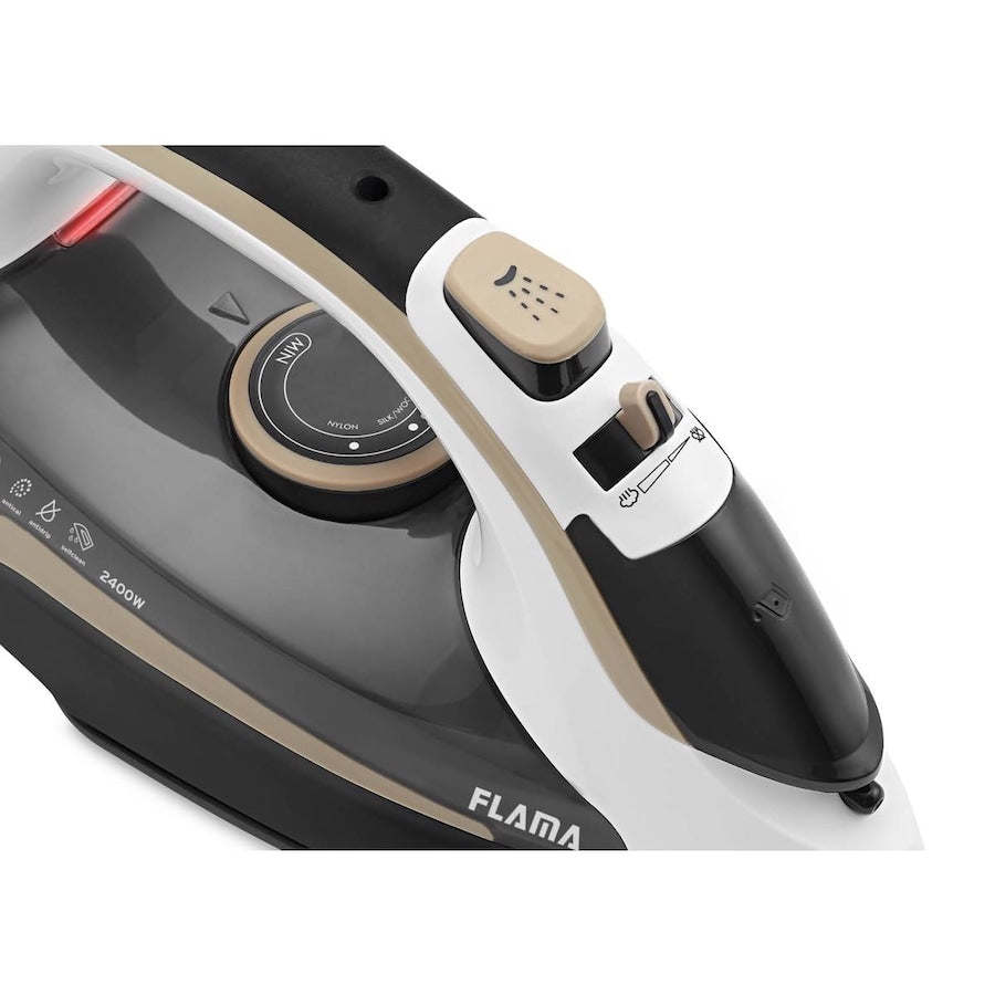 Ferro a Vapor FLAMA ULTRA GLIDE 2400W | 2400W, Vapor vertical, Base cerâmica