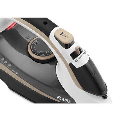 Ferro a Vapor FLAMA ULTRA GLIDE 2400W | 2400W, Vapor vertical, Base cerâmica