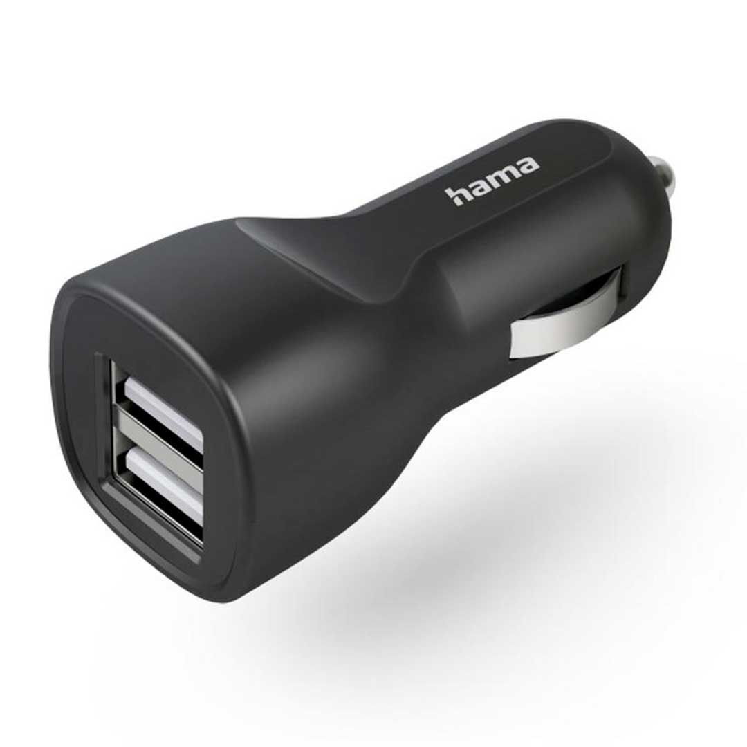 Carregador Automóvel Hama 00201636 | 2x USB-A, 12W