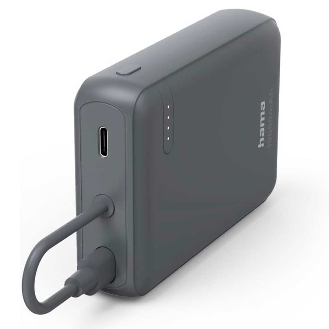 Powerbank Hama Travel 00201739 | 10000mAh, 2x USB-C, Antracite