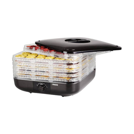 Desidratador Alimentos PRINCESS 112380 | 350W, 6 Niveis, Termostato Regulavel