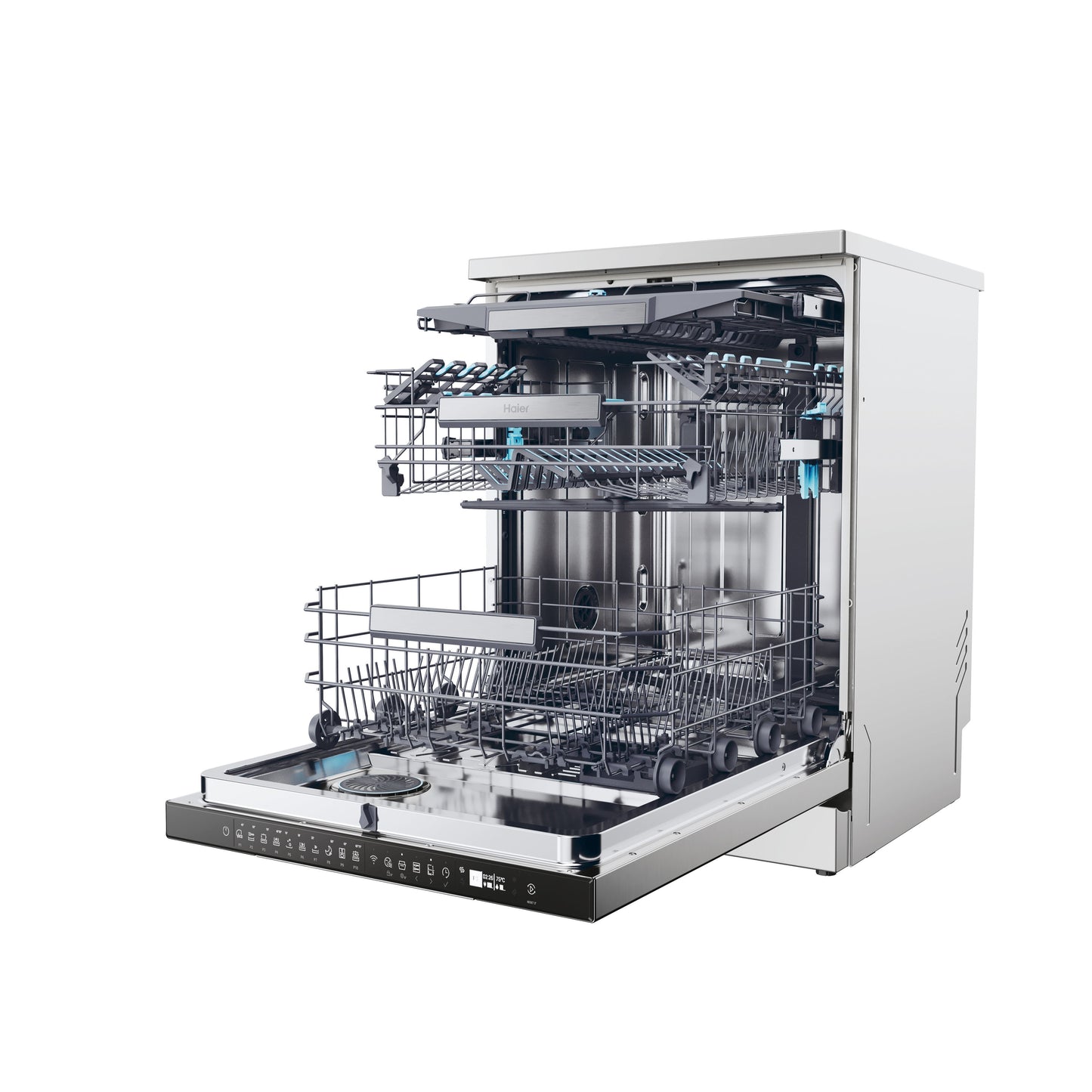 Máquina de Lavar Loiça Haier Xf4a4m4pdx | 14 Talheres, Wi-Fi, A