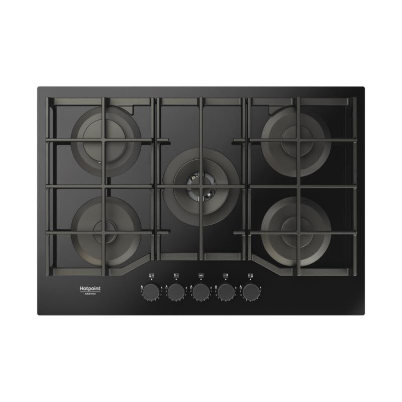 Placa a Gás Hotpoint HAGS 72F BK | 5 Queimadores, 10800W