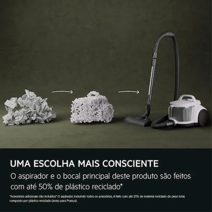 Aspirador sem Saco AEG AL51C1LDB | 1000W, 78dB, HEPA