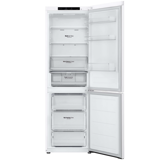 Frigorífico Combinado LGGBV3100CSW | 344L, No Frost, Classe C