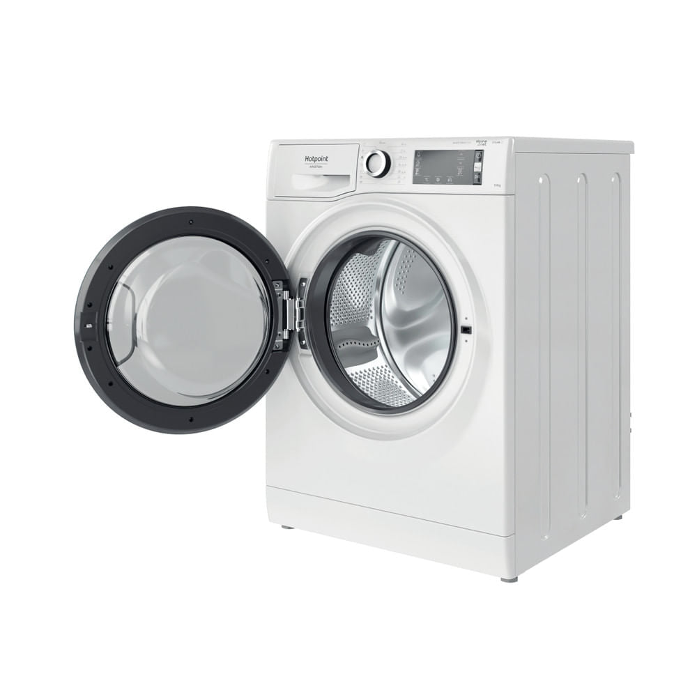 Máquina de Lavar Roupa Hotpoint NLCD10448WDAW | 10kg, 1400rpm, Active Care, Steam Pack, HomeNet
