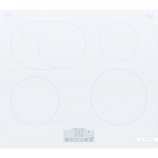 Placa de Indução Bosch PIF612BB1E | 60 cm, 4 Zonas, Branco