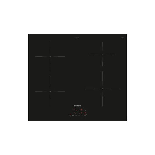 Siemens iQ100 EU611BEB5E placa Preto Encastre 60 cm Placa com zona de indução 4 zona(s)