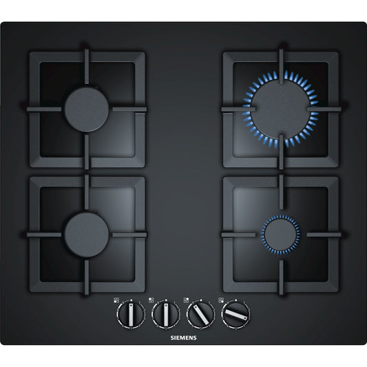 Placa a Gás Siemens EP6A6PB20 | 4 Zonas, Preto, Encastre