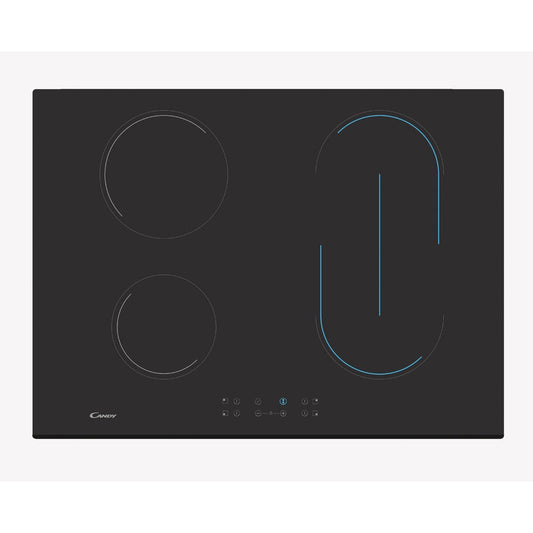 Placa Vitrocerâmica Candy Timeless CH74BVT | 70cm, 4 Zonas