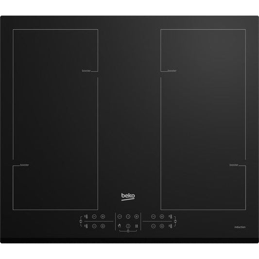 Placa de Indução Beko HII64206F2MT | 4 Zonas, 60cm, 7200W