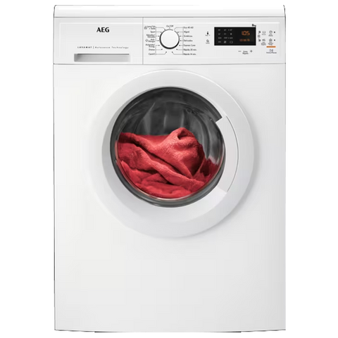 Máquina de Lavar Roupa AEG LFA5I82WRE | 8kg, Classe A, Programa Sedas