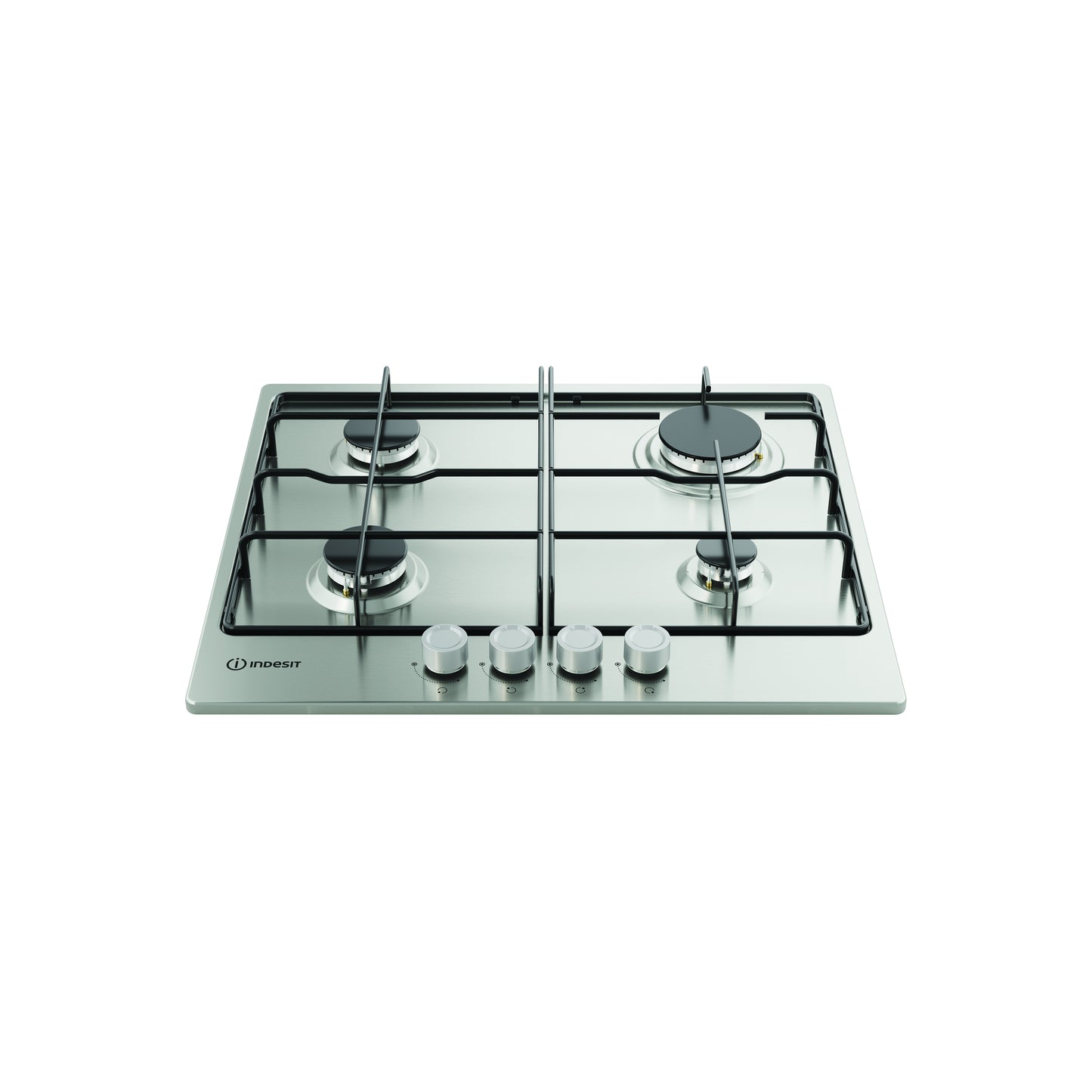 Placa a Gás Indesit THP 642 IX/I | 4 Queimadores, 59cm, Aço Inox
