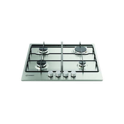 Placa a Gás Indesit THP 642 IX/I | 4 Queimadores, 59cm, Aço Inox