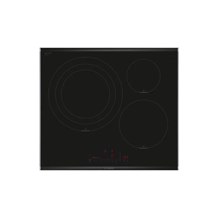 Placa de Indução Bosch PID675HC1E | 60cm, 7.400W, 3 zonas