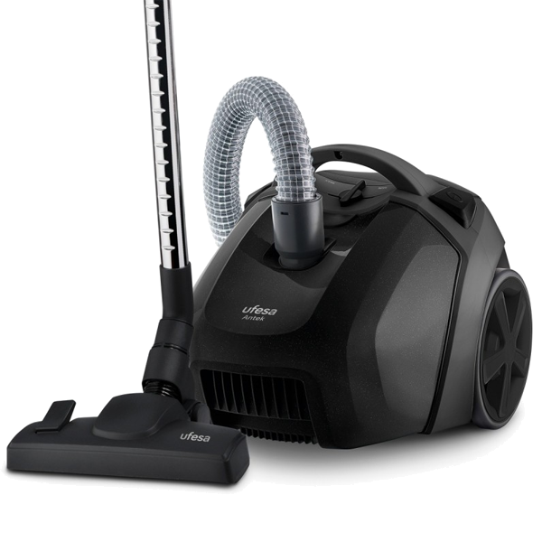 Aspirador Ufesa Antek 900W Preto | 900W, 3.5L, Saco microfibra