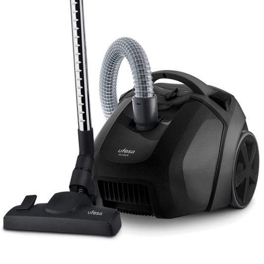 Aspirador Ufesa Antek 900W Preto | 900W, 3.5L, Saco microfibra