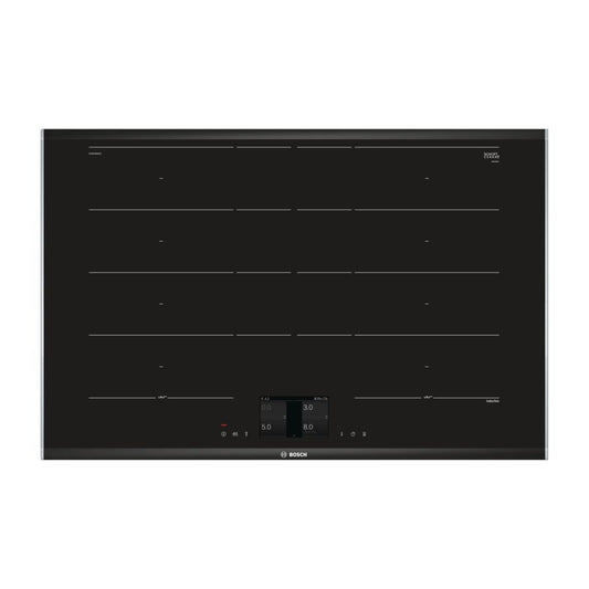 Placa de Indução Bosch PXY875KW1E | 4 zonas, Preto, 7400W