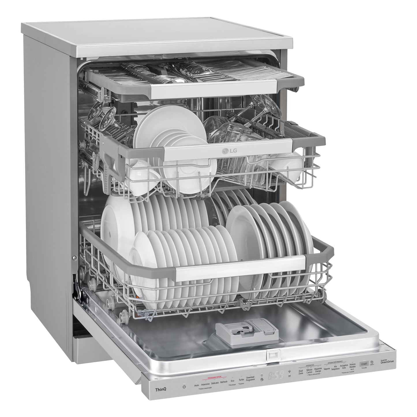 Máquina de Lavar Loiça LG DF455HSS | 14 Talheres, QuadWash™