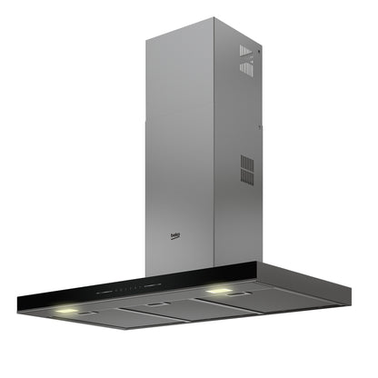 Exaustor Chaminé Beko BHCB96641BBHS | 430 m³/h, A, Preto