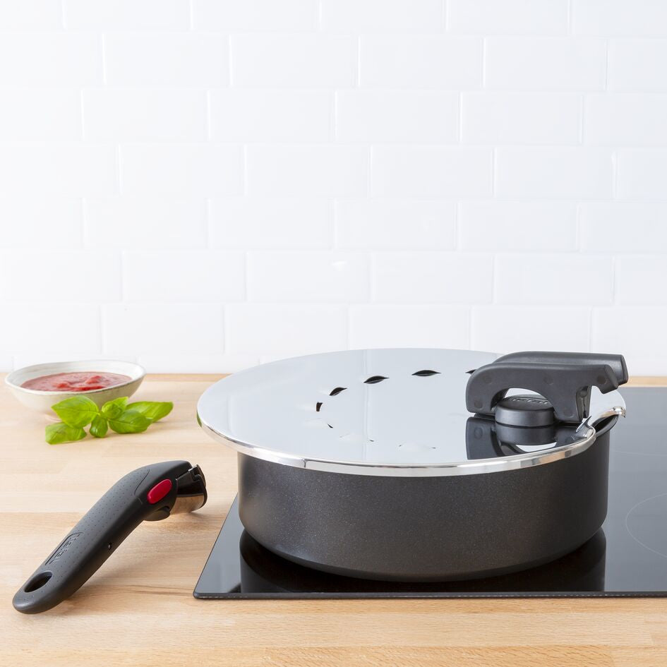 TAMPA ANTI SALPICOS TEFAL INGENIO INDUÇÃO 20-28CM - L9829802