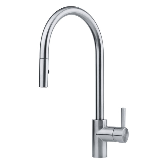 Misturadora com Duche FRANKE Eos Neo | Inox, Alavanca Lateral, 180°