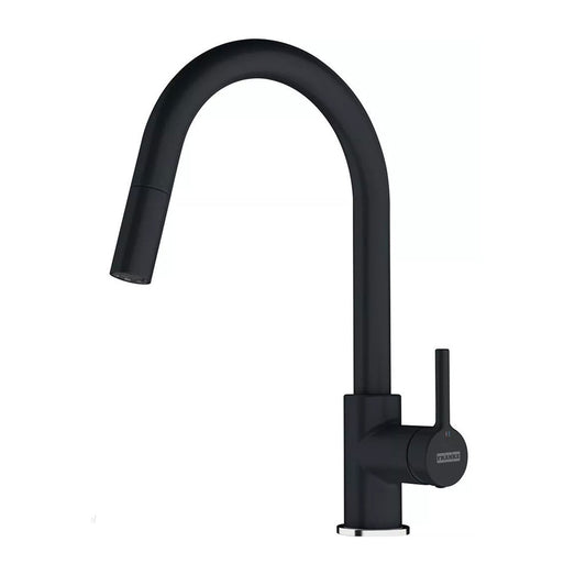 Misturadora FRANKE Lina Duche Preto Mate | Altura 360mm, Queda de Água 185mm, Rotação 150º