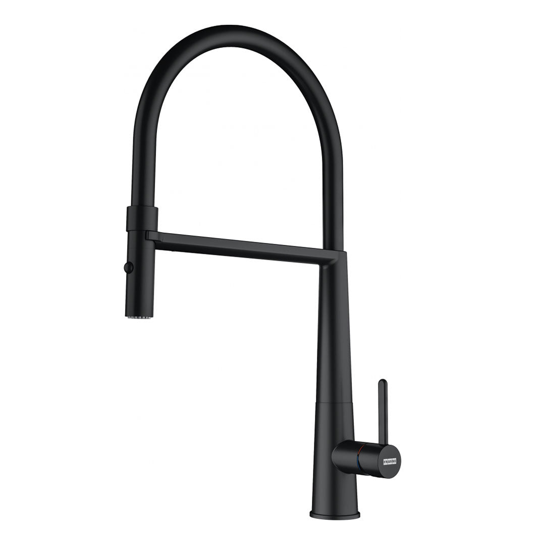 Misturadora FRANKE Icon Semi-pro | Preto Mate, Latão, Silicone