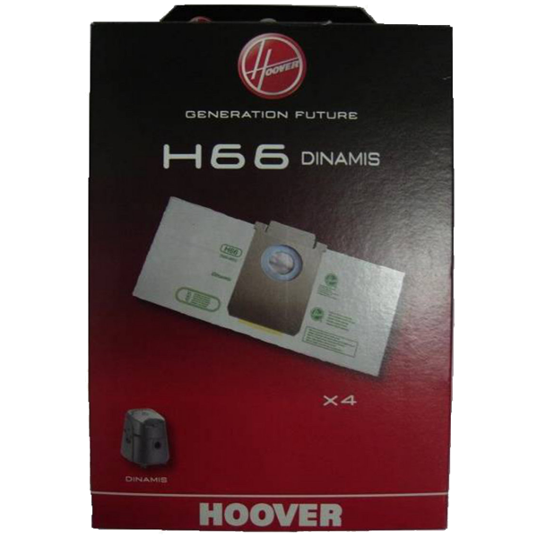Saco Aspirador Hoover Dinamis | Papel, Dupla Filtragem, Fecho Higiénico