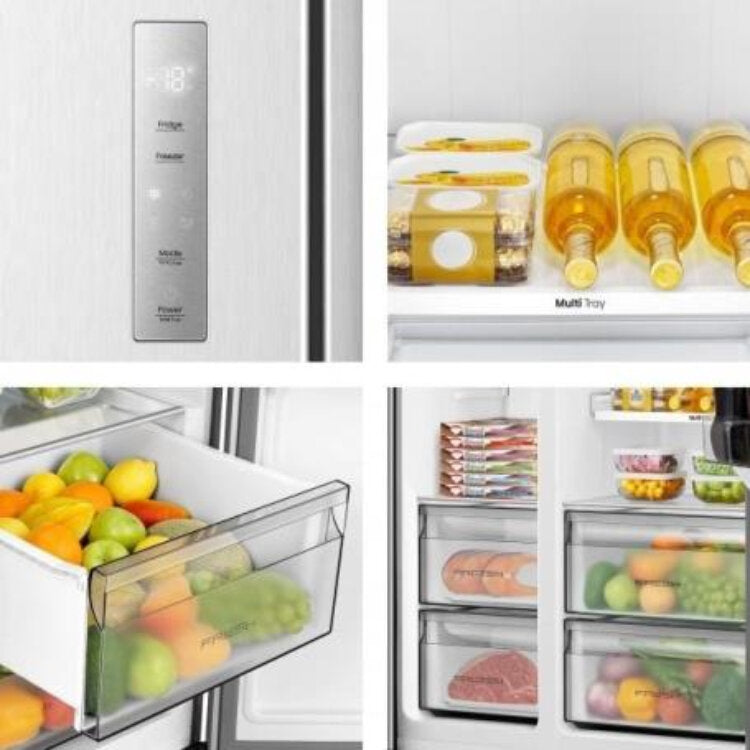 Frigorífico Side By Side HISENSE RS3P558NEIE | 544L, No Frost, Classe E