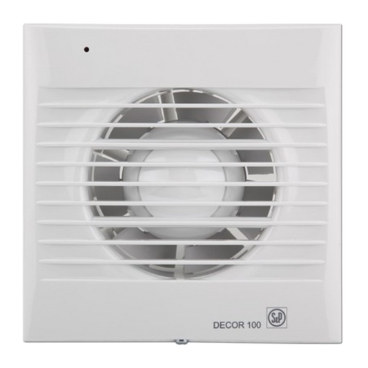 Extrator Banho S&p Decor 100 C | 95m³/h, 13W, 40 dB