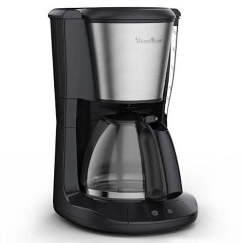 Máquina Café Filtro Moulinex Subito 5 FG5S0DE0 | 15 Chávenas, 1.25L, Preto, 1000W
