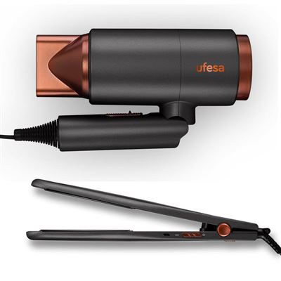 Kit Modelador de Cabelo Ufesa 60305630 | 900 W | Preto
