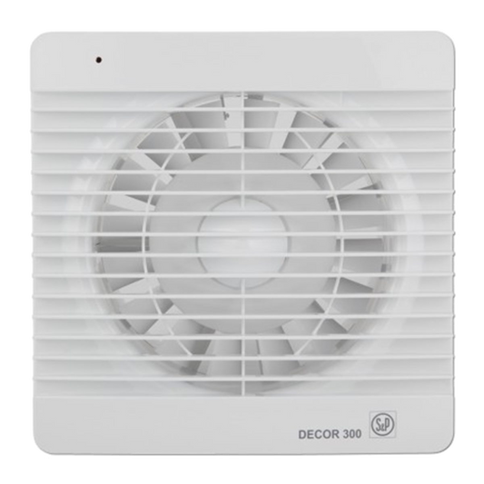 Extrator S&P DECOR300C | 280m³/h, 47dB, IPX4