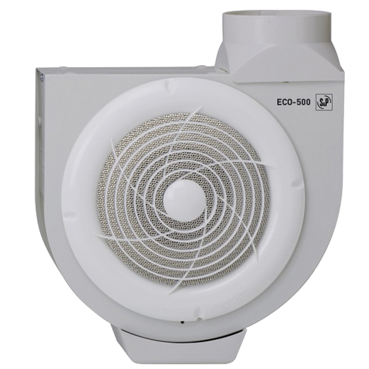 Exaustor Cozinha S&P Eco 500 | 385m³/h, 52dB, 75W