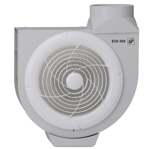 Exaustor Cozinha S&P Eco 500 | 385m³/h, 52dB, 75W