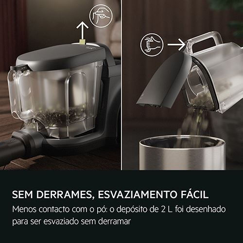 Aspirador sem Saco AEG AL31C1DG | 2L, 850W, HEPA