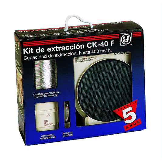 Extrator Cozinha S&P CK 40 F | 360m³/h, 70W, 55 dB