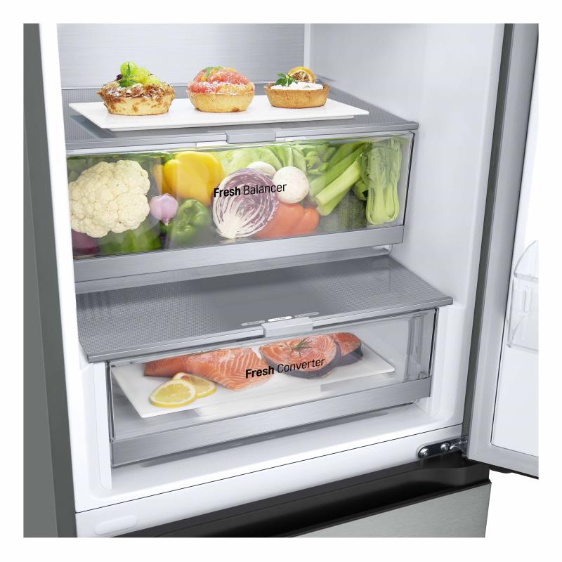 Frigorífico Combinado LG GBV7280AMB | 387L, No Frost, Classe A