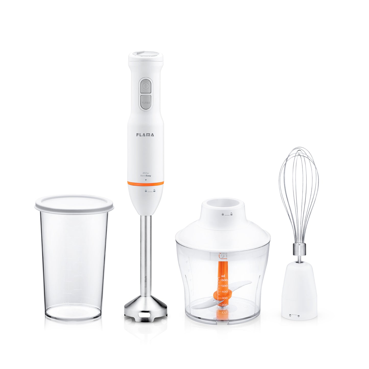 Varinha Mágica FLAMA 2052FL BlendEasy QuadBlade | 850W, 15 Vel.