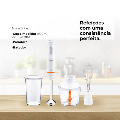 Varinha Mágica FLAMA 2052FL BlendEasy QuadBlade | 850W, 15 Vel.